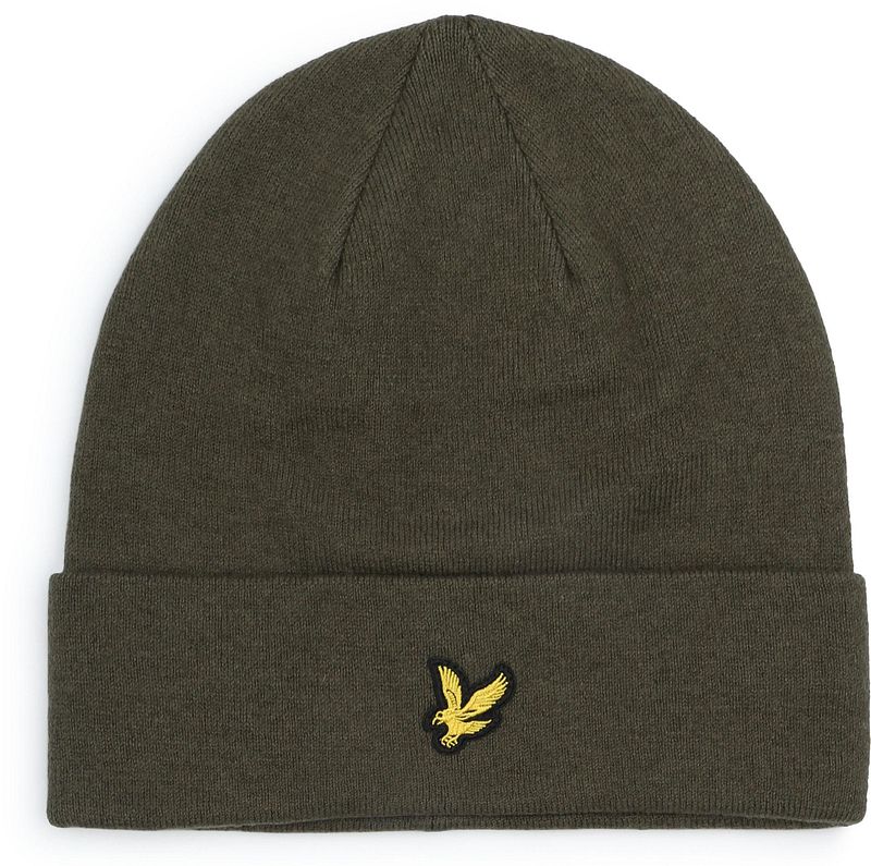 Lyle & Scott Beanie Wool Blend Olive - von Lyle and Scott