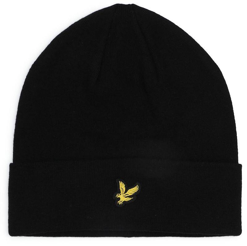 Lyle & Scott Beanie Wool Blend Schwarz - von Lyle and Scott