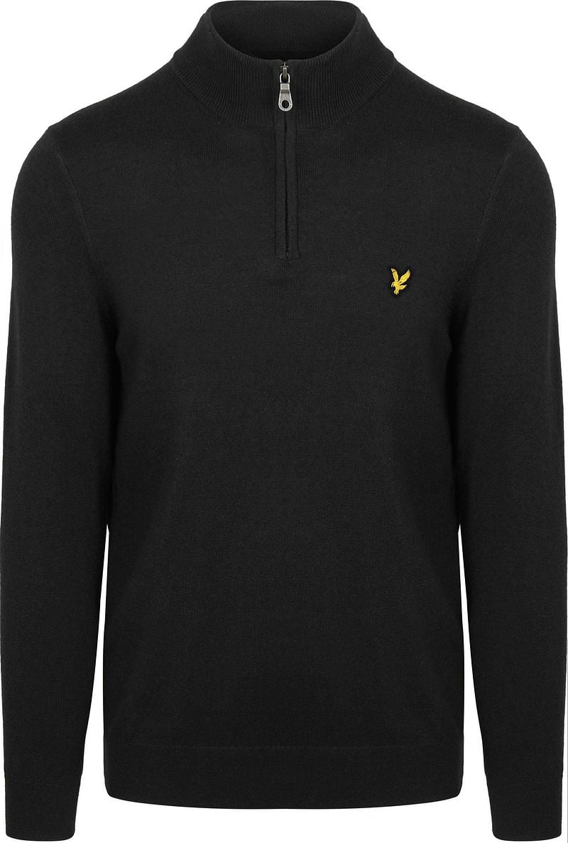 Lyle & Scott Half Zip Pull Merino Wolle Schwarz - Größe XXL Lyle & Scott Half Zip Pull Merino Wolle Schwarz - Größe XXL von Lyle and Scott