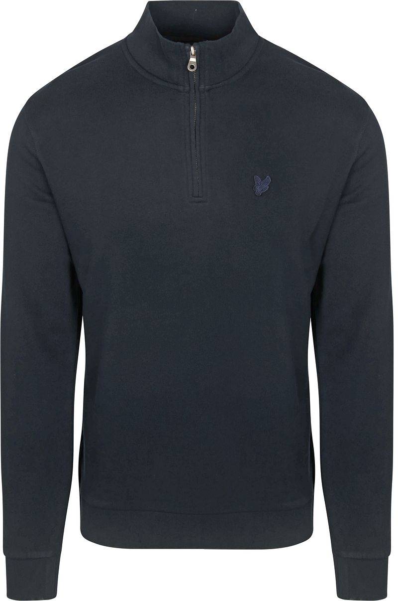 Lyle & Scott Half Zip Pull Tonal Navy - Größe XL von Lyle and Scott