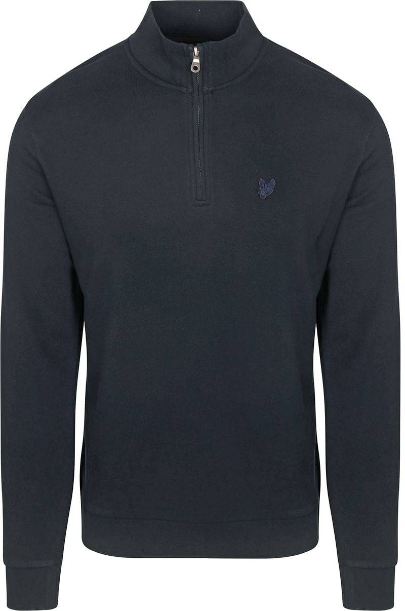 Lyle & Scott Half Zip Pull Tonal Navy - Größe XXL von Lyle and Scott