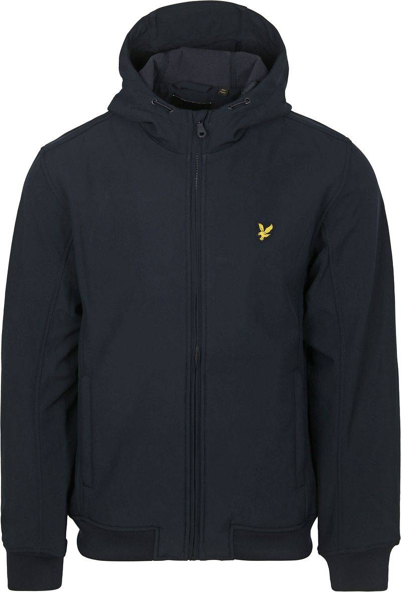 Lyle & Scott Jacke Softshell Fleece Marine - Größe M von Lyle and Scott