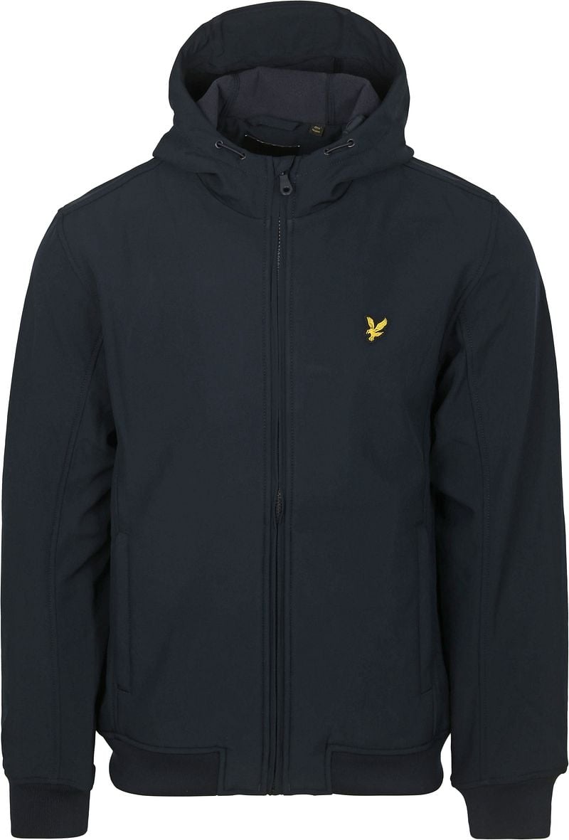 Lyle & Scott Jacke Softshell Fleece Marine - Größe XXL von Lyle and Scott