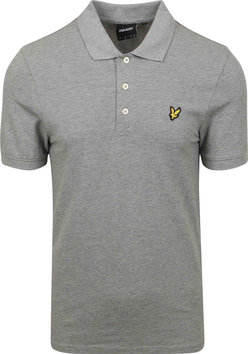 Lyle und Scott Polo Plain Grau - Größe XS von Lyle and Scott