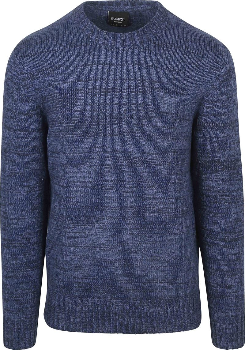Lyle & Scott Pull Melange Dunkelblau - Größe XXL von Lyle and Scott