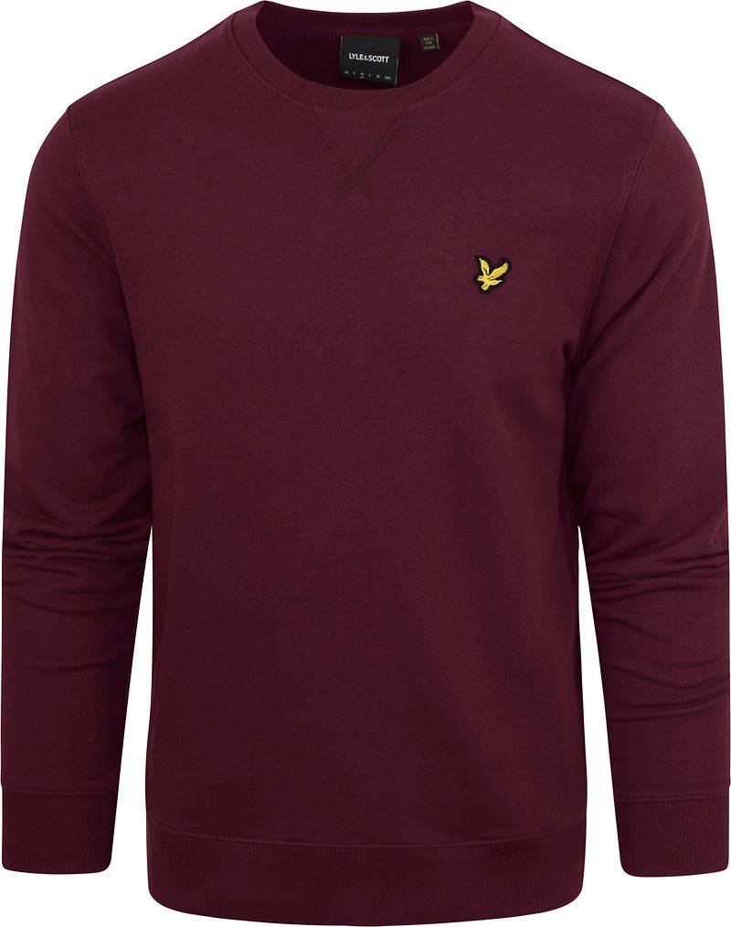 Lyle & Scott Pullover Bordeaux - Größe M von Lyle and Scott