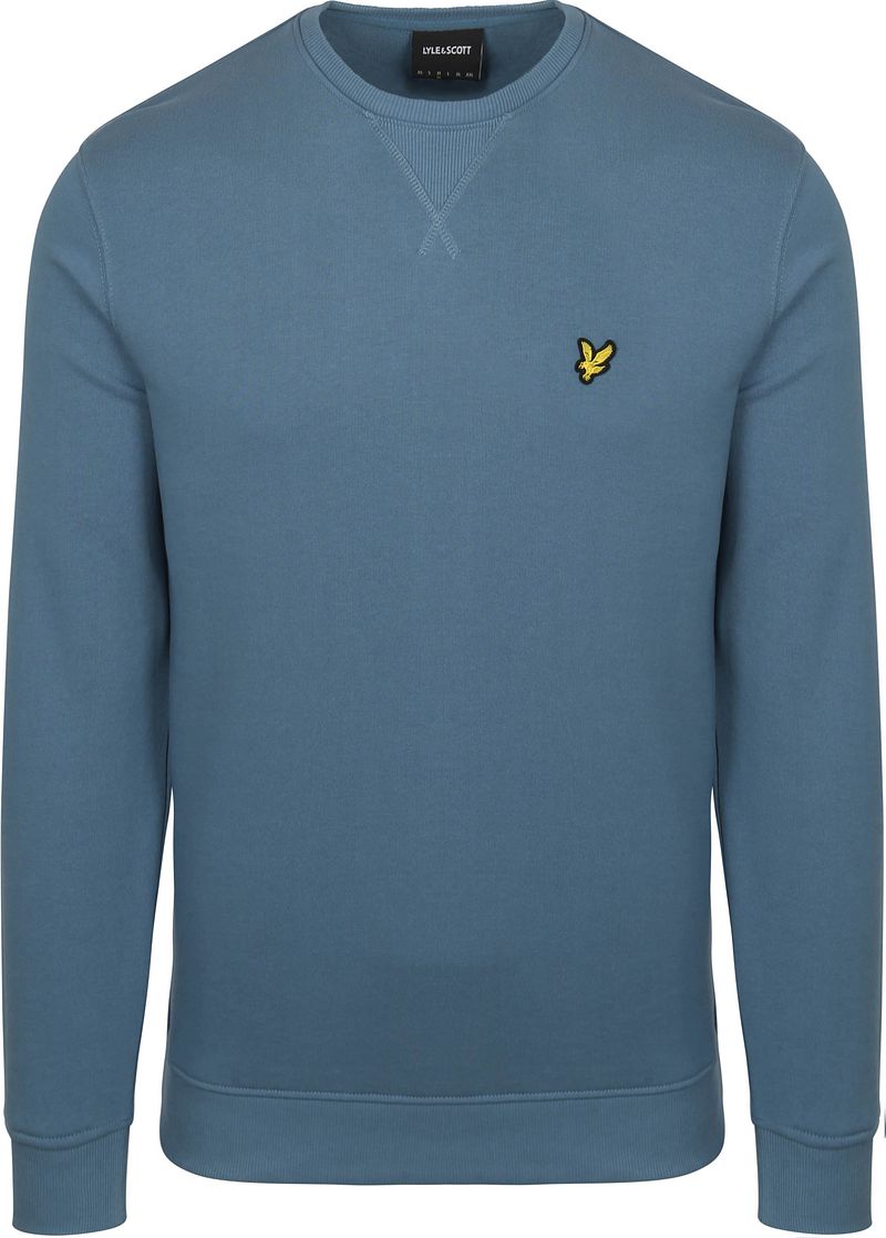Lyle & Scott Sweat Crewneck Ocean Blau - Größe XXL von Lyle and Scott