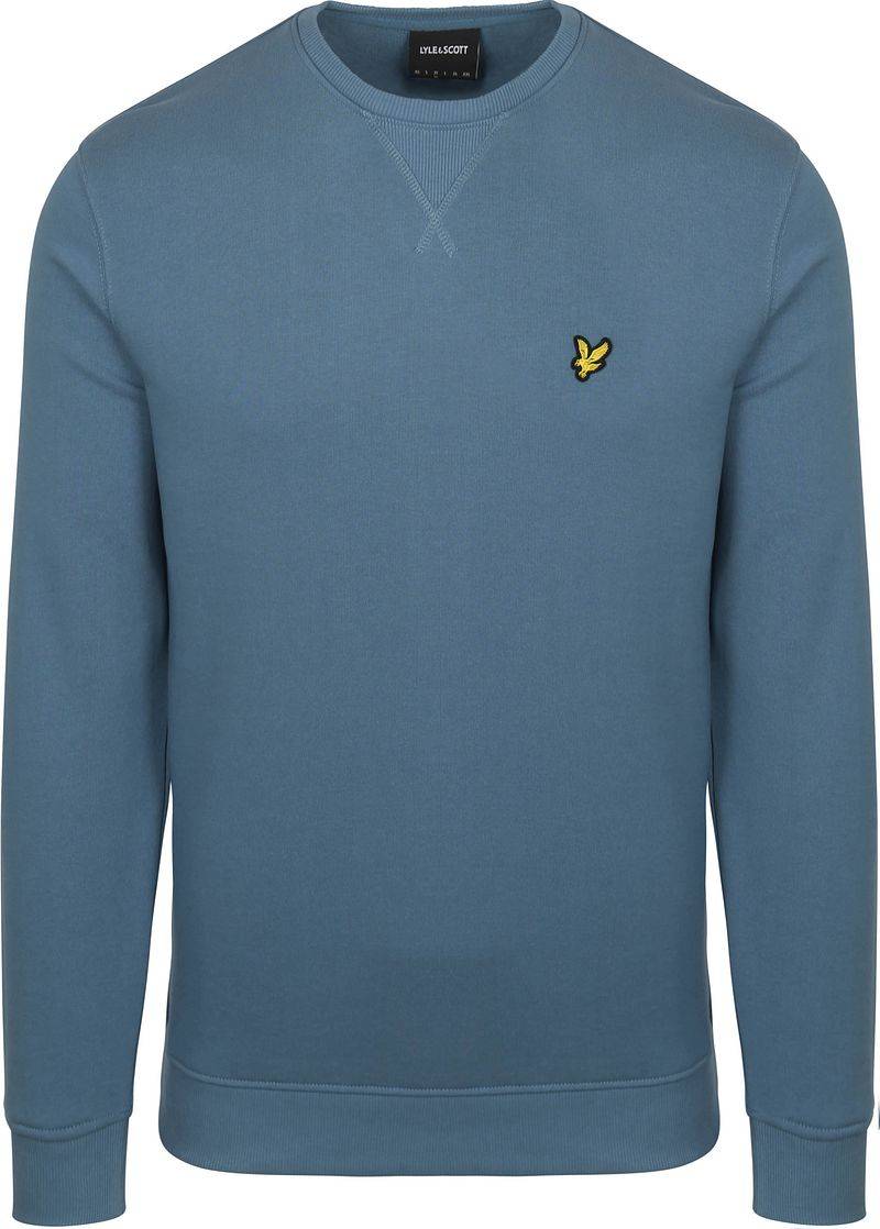 Lyle & Scott Sweat Crewneck Ocean Blau - Größe XXL von Lyle and Scott