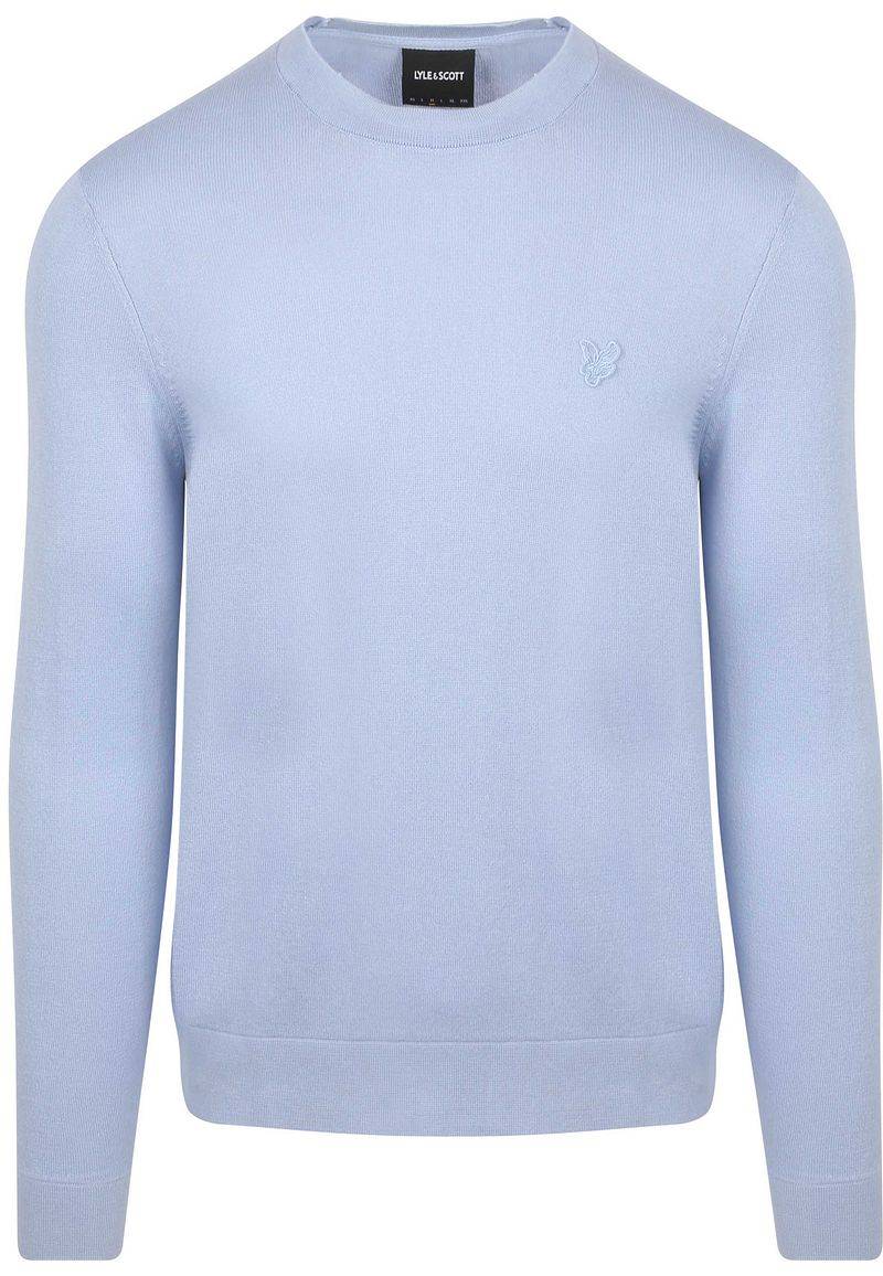 Lyle & Scott Tonal Pullover Hellblau - Größe XL von Lyle and Scott