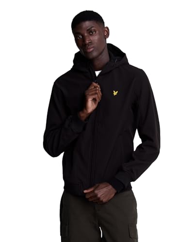 CAPISPALLA E GIACCHE Uomo LYLE & SCOTT 1874 JK2110V FLEECE BACK SOFTSHELL Z865 JET BLACK von Lyle & Scott