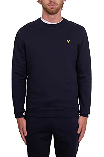 FELPA Uomo LYLE & SCOTT 1874 ML1131V BRUSHED NECK CREW Z27 DARK NAVY BRUSHED von Lyle & Scott