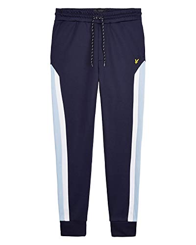 Lyle and Scott Archive Panel Jogginghose Herren dunkelblau/weiß, XXL von Lyle & Scott