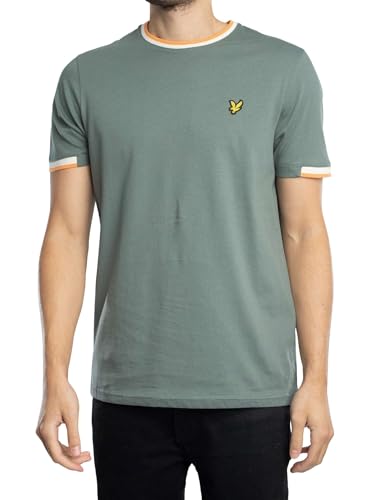 Lyle and Scott Half Tipped T-Shirt Dark Green Mercurial XL von Lyle & Scott