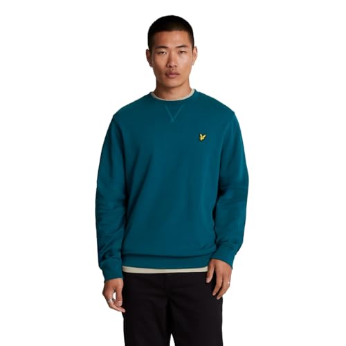 Lyle and Scott Herren Sweater Football for All Grafik Apres Navy L von Lyle & Scott