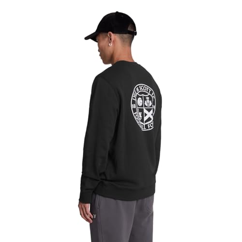 Lyle and Scott Herren Sweater Football for All Grafik Jet Black M von Lyle & Scott
