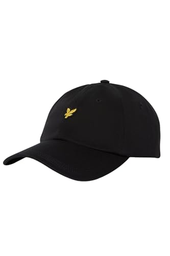 Lyle & Scott Herren Logo-Baseballmütze, Schwarz, One Size von Lyle & Scott
