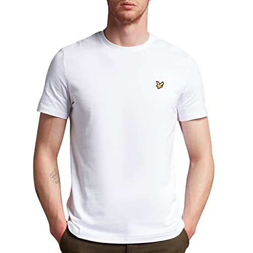 Lyle & Scott T-Shirt Herren | mit Rundhals-Ausschnitt und kurzen Ärmeln | mit goldenem Adler-Logo auf der Brust | XS — XXL… von Lyle & Scott