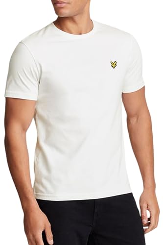 Lyle & Scott T-Shirt Herren | mit Rundhals-Ausschnitt und kurzen Ärmeln | mit goldenem Adler-Logo auf der Brust | XS — XXL… von Lyle & Scott