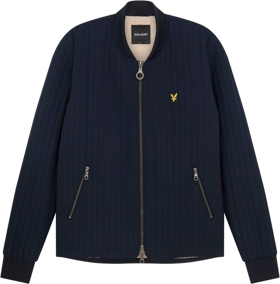 Lyle & Scott Bomberjacke mit vertikale Steppungen von Lyle & Scott