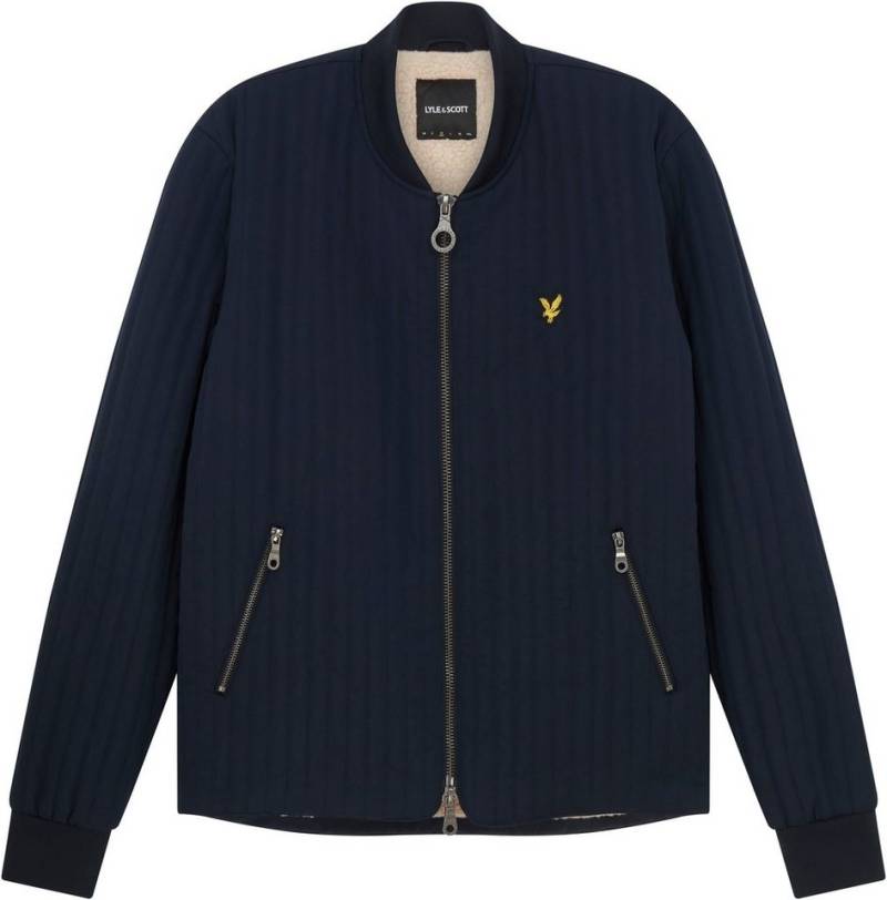 Lyle & Scott Bomberjacke mit vertikale Steppungen von Lyle & Scott