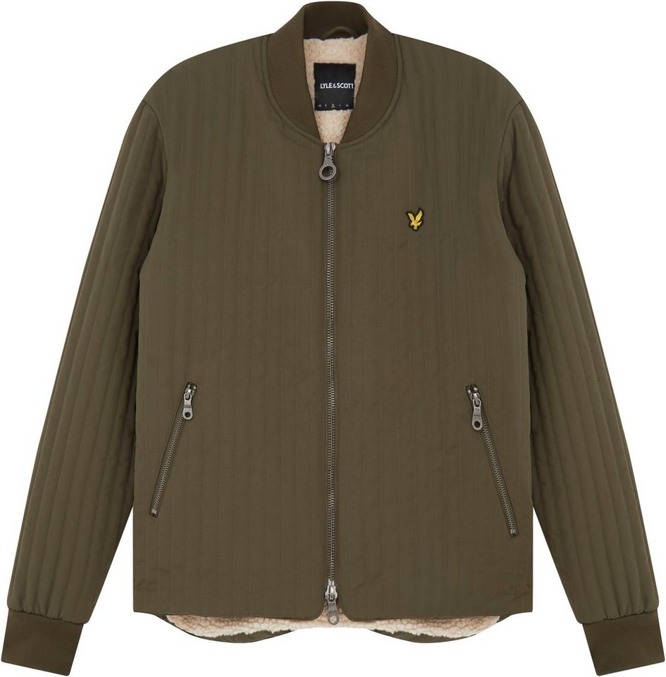 Lyle & Scott Bomberjacke mit vertikale Steppungen von Lyle & Scott