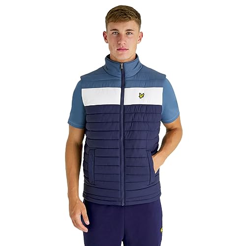 Lyle & Scott Herren Golfweste durchgehendem Reißverschluss - Kriegsmarine - M von Lyle & Scott