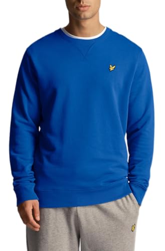 Lyle & Scott Sweatshirt für Männer - Klassisches hochwertiges Herren Pullover mit Rundhalsausschnitt, Schlichter, langärmeliger ohne Kapuze, 100% Baumwolle, XS-XXL von Lyle & Scott