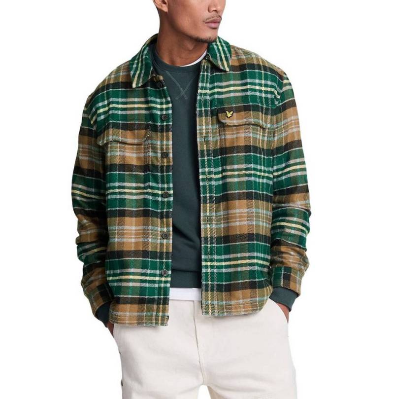 Lyle & Scott Flanellhemd Hemd Lyle & Scott Check Flannel Overshirt von Lyle & Scott