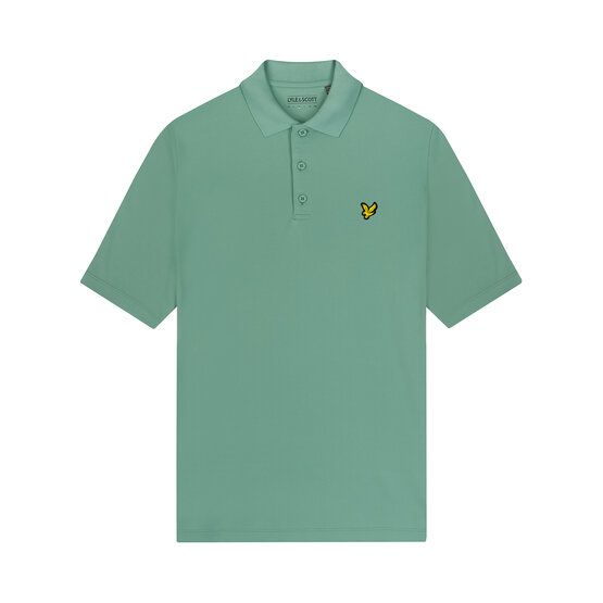 Lyle & Scott Golf Tech Halbarm Polo grün von Lyle & Scott