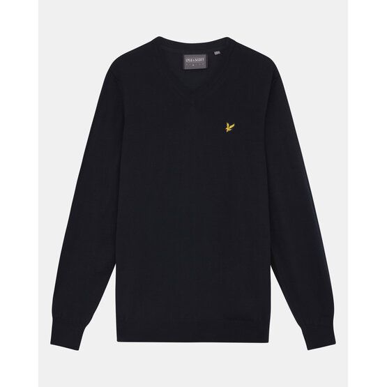 Lyle & Scott Golf V Neck Pullover Strick navy von Lyle & Scott