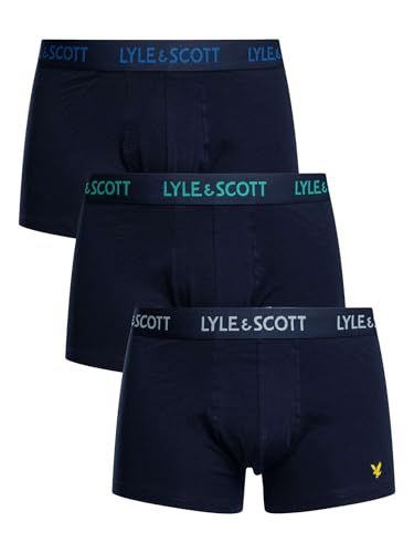 Lyle & Scott Herren 3Er Pack Barclay Trunks, Navy, L von Lyle & Scott
