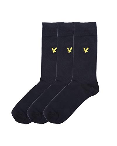 Lyle & Scott Herren Angus Socken, Peacoat, One Size (3er Pack) von Lyle & Scott