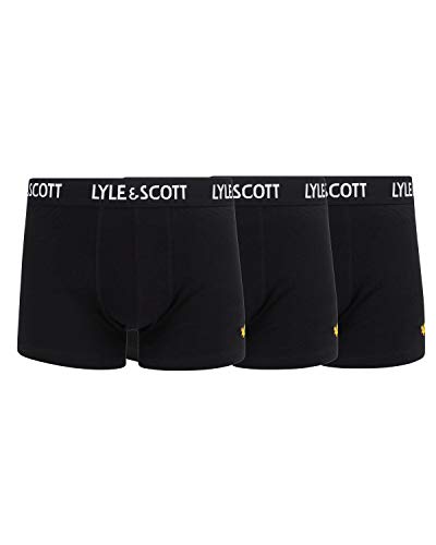 Lyle & Scott Herren Baumwoll Boxershorts Herren 3er Pack: Weiches Tragegefühl & Perfekter Sitz Atmungsaktiv | Langlebig | mit Adler-Logo von Lyle & Scott