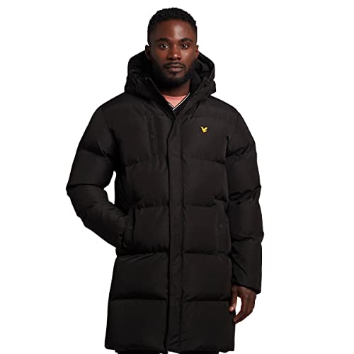 Lyle & Scott Herren Deep Winter Pufferjacke - Jet Black - M. von Lyle & Scott