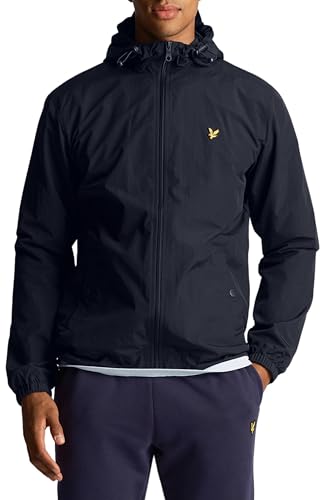 Lyle & Scott Herren Zip Through Hooded Jacket Jacke, Blau (Dark Navy Z271), X-Large von Lyle & Scott