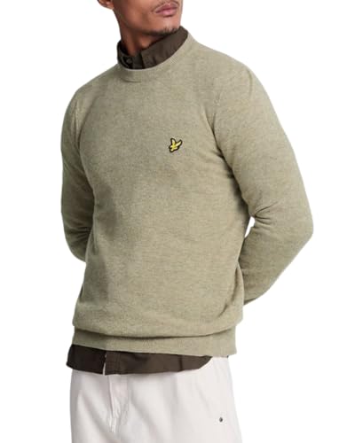 Lyle & Scott Herren Strickpullover – Lambswool | Weich & Angenehm | Meliert | XS-XXL von Lyle & Scott