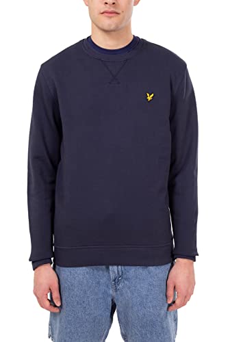 Lyle & Scott Sweatshirt für Herren - Premium Classic Crew Neck Rundhals Sweatshirt, Basic Langarm Pullover ohne Kapuze von Lyle & Scott