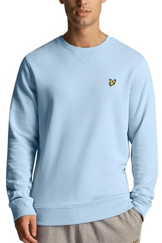 Lyle & Scott Sweatshirt für Männer - Klassisches hochwertiges Herren Pullover mit Rundhalsausschnitt, Schlichter, langärmeliger ohne Kapuze, 100% Baumwolle, XS-XXL von Lyle & Scott