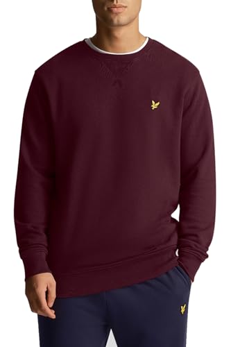 Lyle & Scott Sweatshirt für Männer - Klassisches hochwertiges Herren Pullover mit Rundhalsausschnitt, Schlichter, langärmeliger ohne Kapuze, 100% Baumwolle, XS-XXL von Lyle & Scott