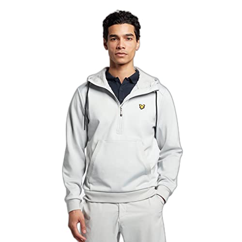 Lyle & Scott Herren Windjammer Hoodie Waterdofet Golfjacke - Pebble - M von Lyle & Scott