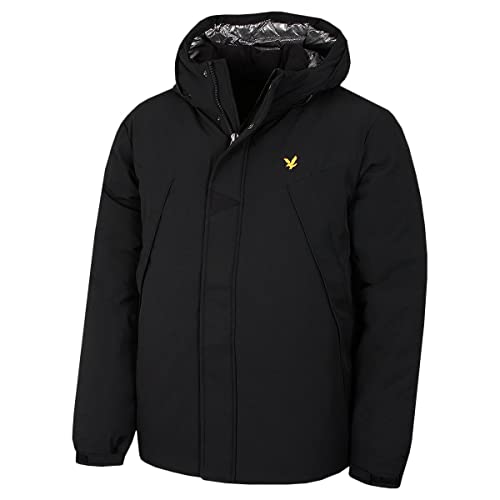 Lyle & Scott Herren Winter isolierte Jacke - Jet Black - xl von Lyle & Scott