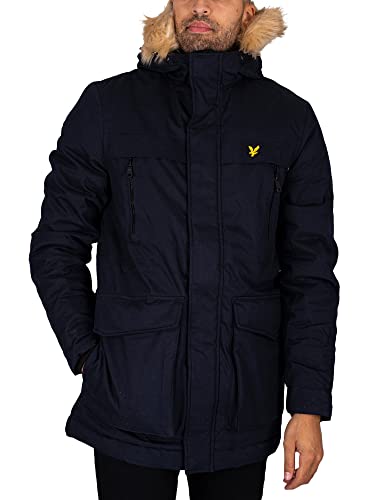 Lyle & Scott Herren Winterparka navy/gold S von Lyle & Scott