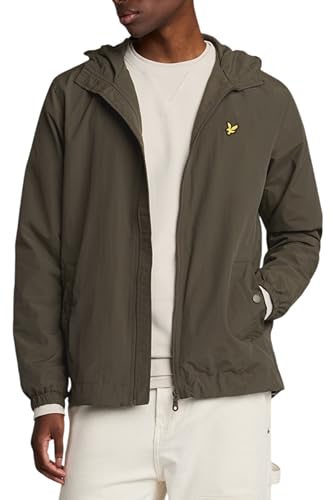 Lyle & Scott lässige Jacke Herren - Zip Through Hooded Jacket in den Größen XS -XXL - Eine leichte Kapuzenjacke für einen bequemen Look bei jedem Wetter von Lyle & Scott