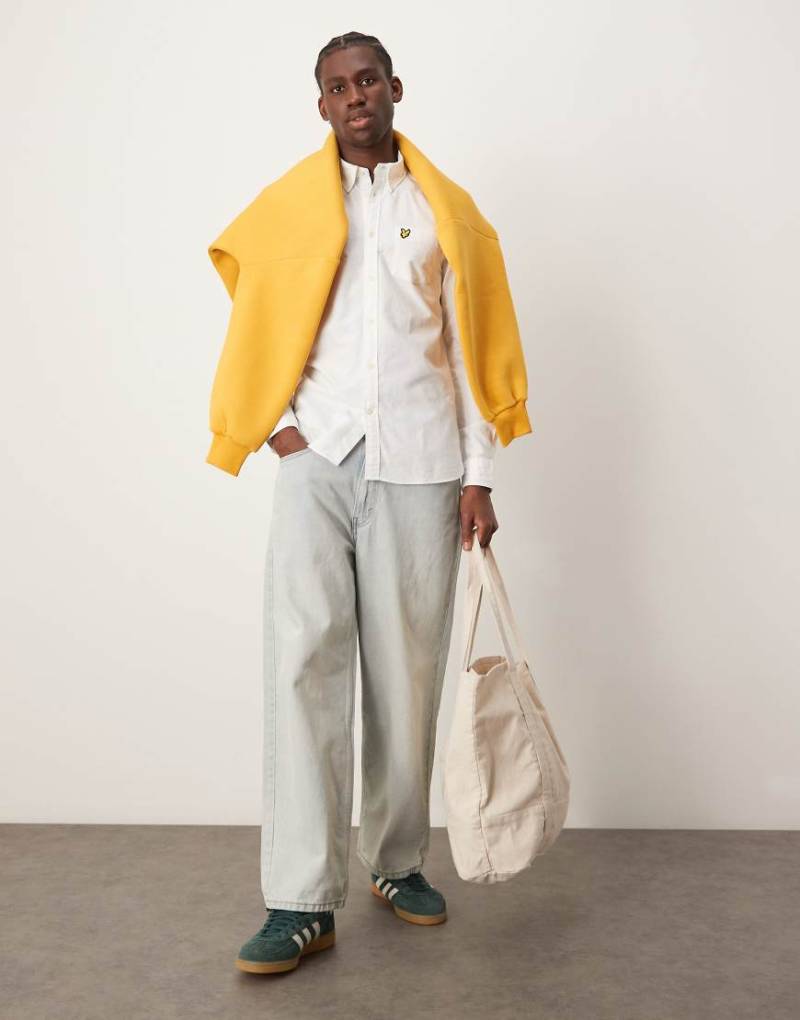 Lyle & Scott - Langärmliges Oxfordhemd in Weiß von Lyle & Scott