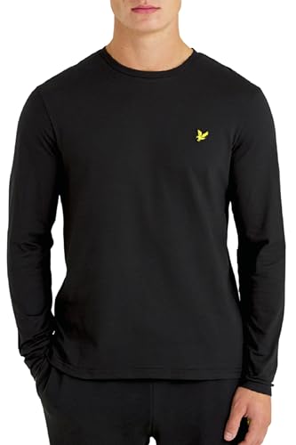 Lyle & Scott Langarmshirt Herren – 100% Baumwolle | Basic Design und Premium Qualität | XS-XXL von Lyle & Scott