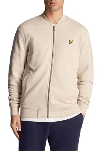 Lyle & Scott Leichte Jacke Herren - Bomberjacke aus 100% Baumwolle - Vintage Blouson mit Stehkragen - lässige Übergangsjacke für Männer von Lyle & Scott