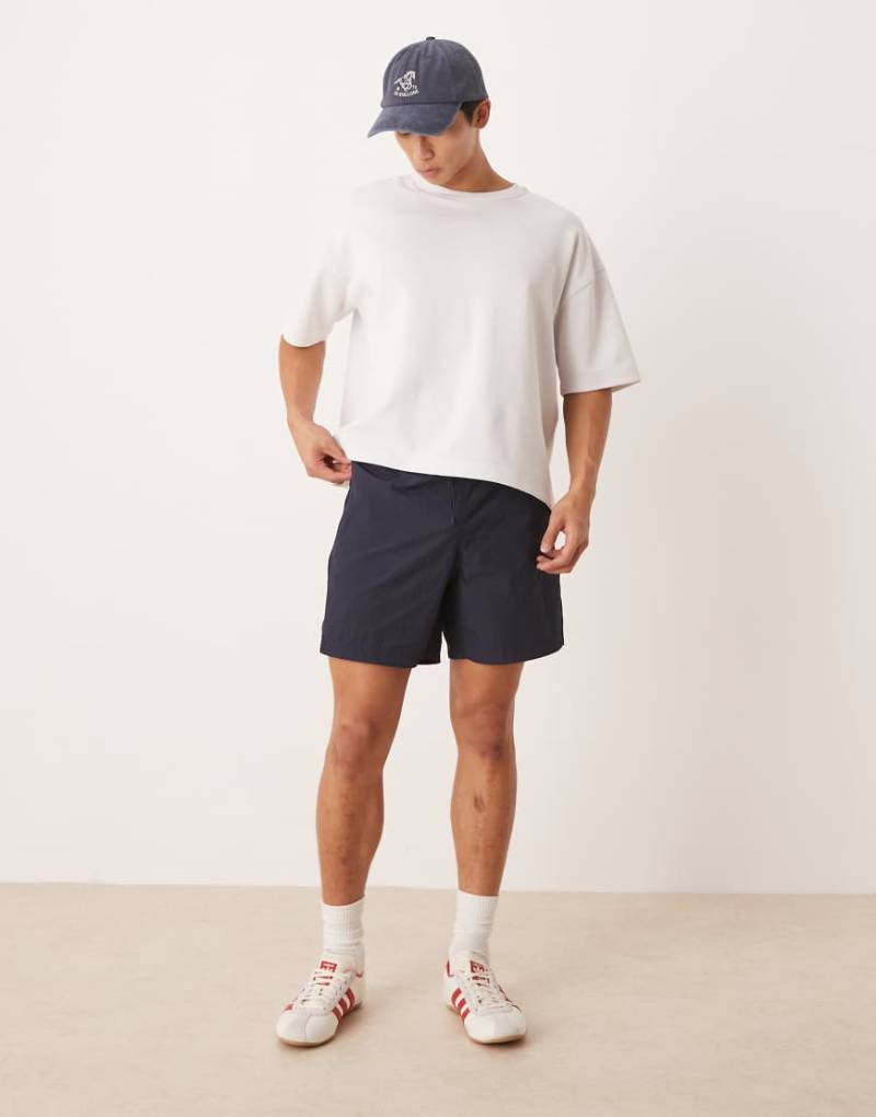 Lyle & Scott - Leichte Shorts aus Ripstop in Marineblau von Lyle & Scott