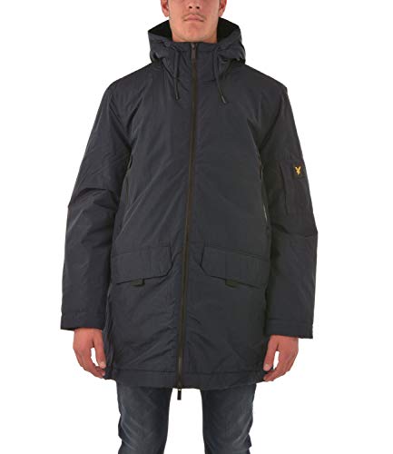 Lyle & Scott Marineblauer Parka mit Reißverschluss JK1325V, dunkles marineblau, L von Lyle & Scott