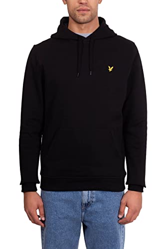 Lyle & Scott Ml1139V Brushback Pullover Hoodie Z865 Col.Nero Nero/XXL von Lyle & Scott