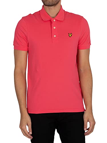 Lyle & Scott Plain Polo Shirt- Baumwoll Poloshirt Herren Kurzarm - EIN einfaches, kurzärmeliges polohemd Herren aus hochwertiger Baumwolle 100%, XS-XXL von Lyle & Scott